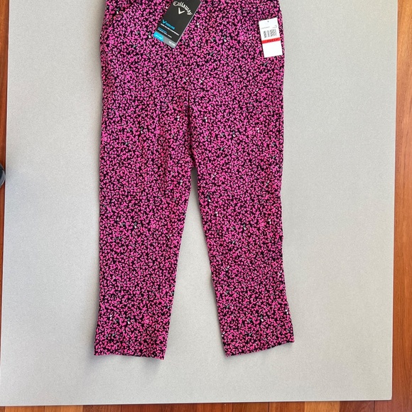 NWT-Callaway Multi Colored Pattern Womens TrueSculpt Pull-on Tech Golf Pant XS - Picture 9 of 10
